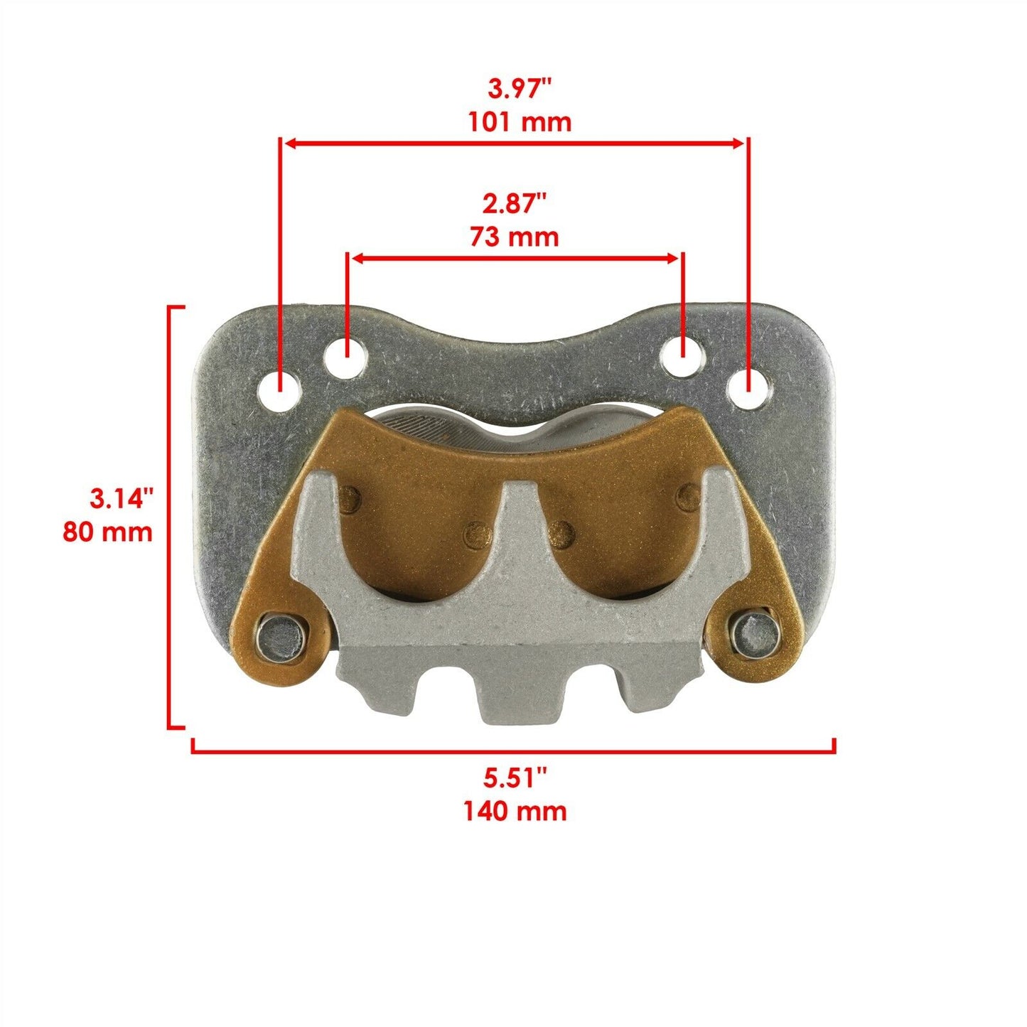 Rear Right Brake Caliper for Polaris 1912375 1911765