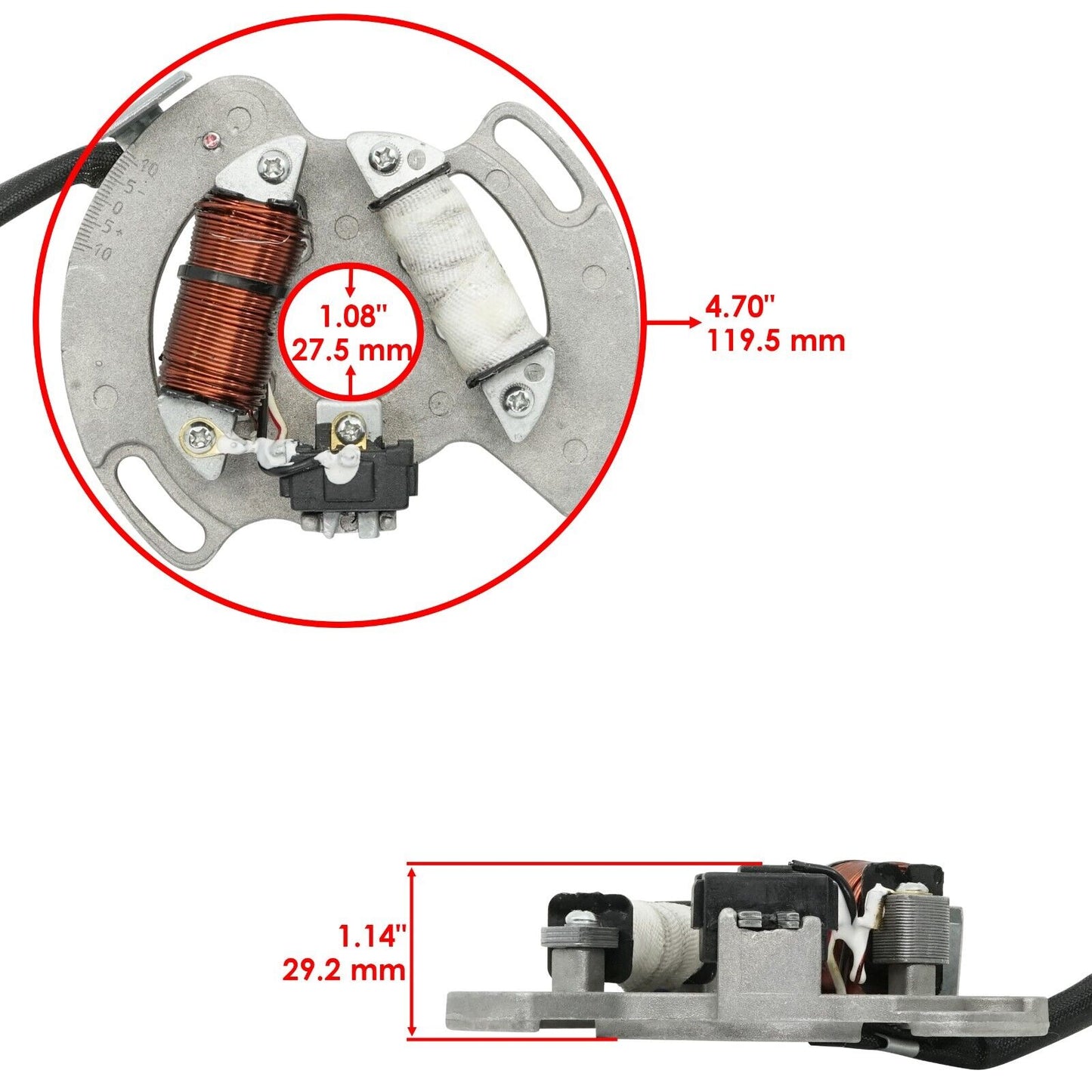 Stator for Yamaha Blaster 200 YFS200 2003 2004 2005 2006 / 5Vm-85560-00-00