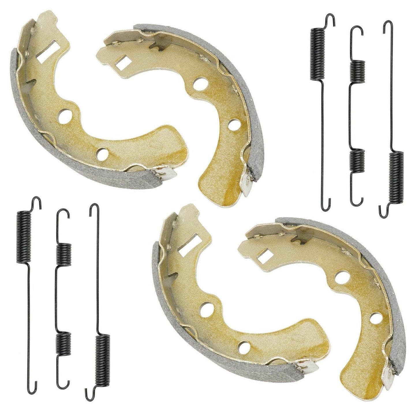 2 Rear Brake Shoes for Kawasaki Mule 3010 KAF620 1993 2001 2002 2003 2004 - 2008