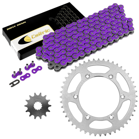 Drive Chain & Sprockets Kit for Yamaha YZ426F 2000 2001 2002 / YZ450F 2003 2004