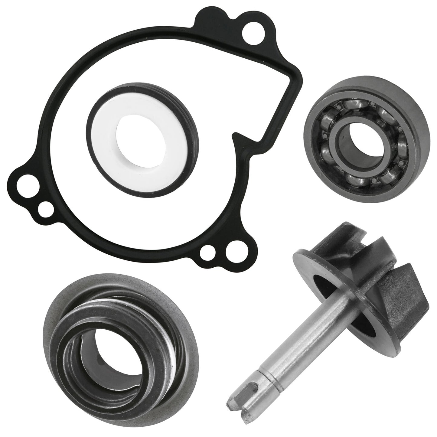 3B4-12450-00-00 Water Pump Impeller And Seal W/Bearing And Gasket For Yamaha