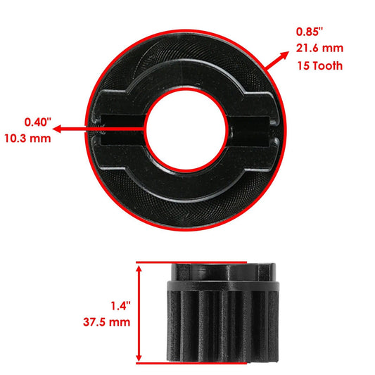 Caltric Water Pump Gear for Can Am Outlander 1000 DPS XT XT-P Xmr 2013-2014 / 2x