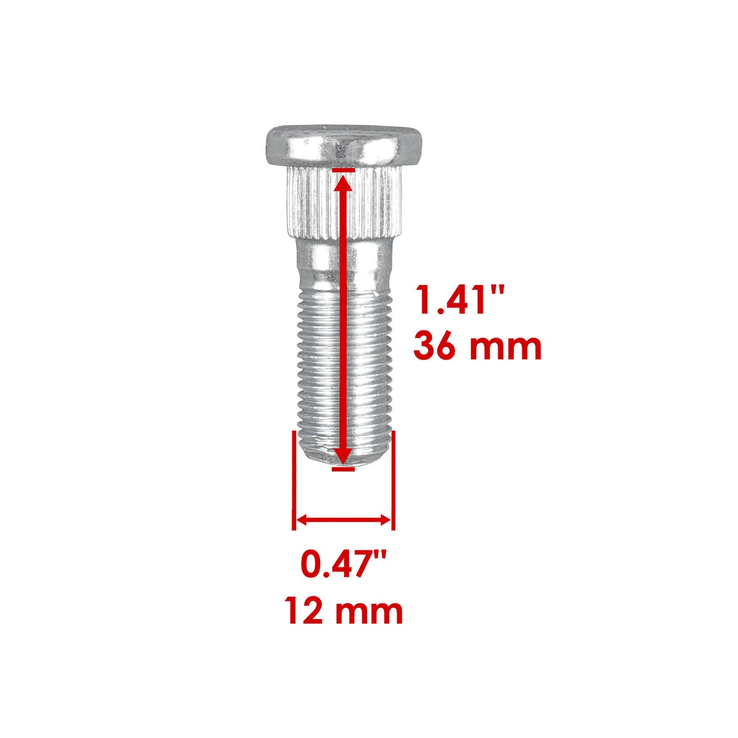 4 Front or Rear Wheel Hub Stud Bolt Fits Kawasaki Mule Pro-DXT KAF820 2016-2020