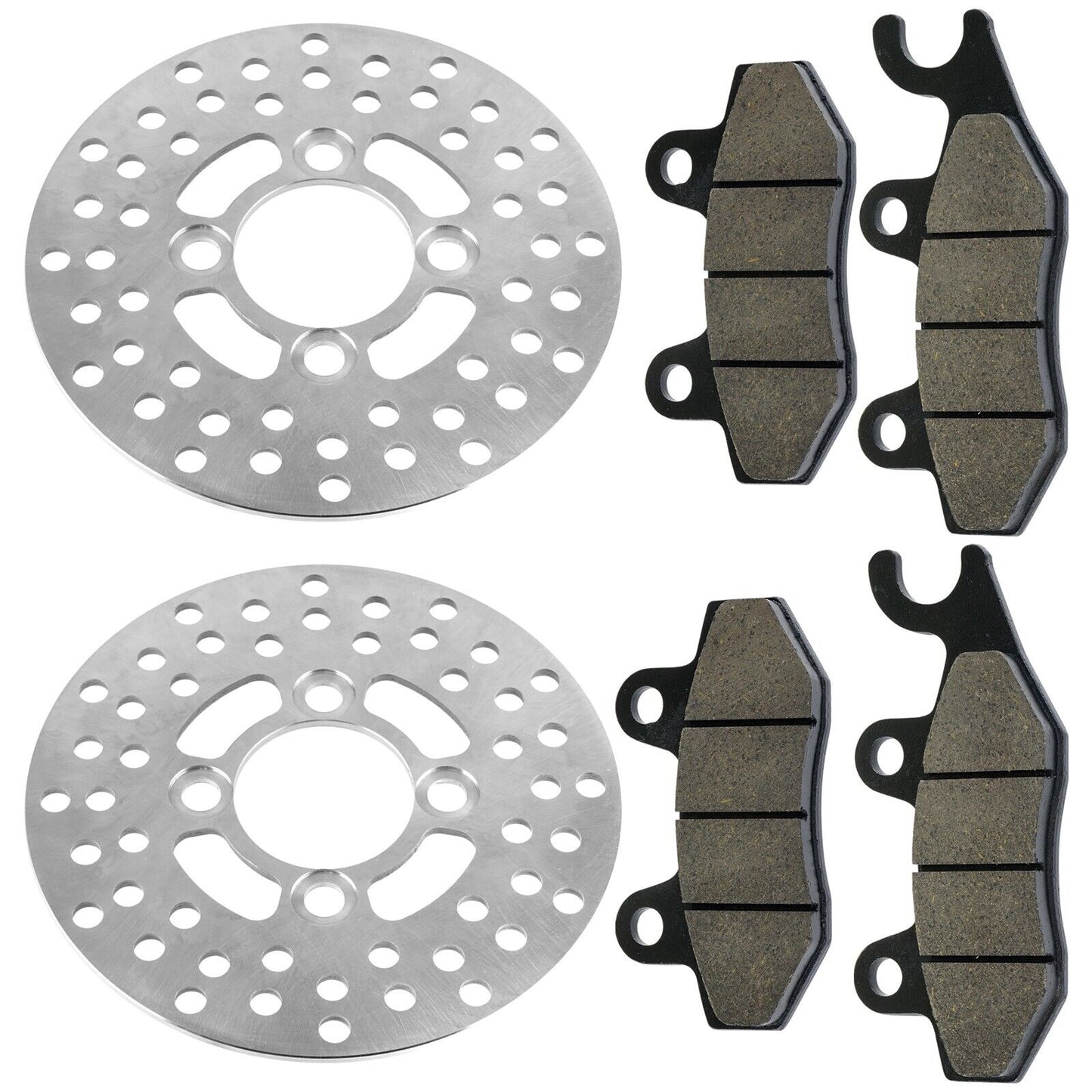 2 Front Brake Disc Rotor Pad for Yamaha Raptor 700 YFM700R YFM700 R 2006-2012