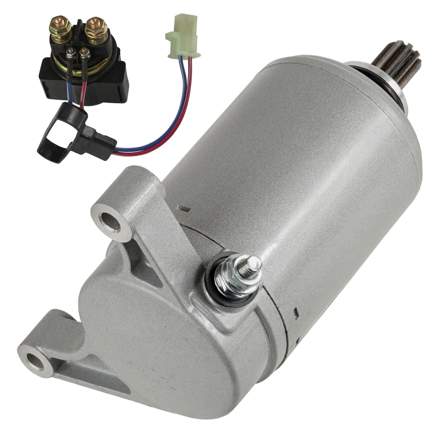 Starter & Relay Solenoid for Yamaha Kodiak 400 YFM400 1993-1998 Atv