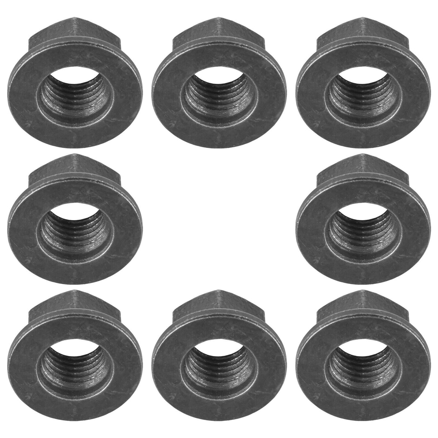 8x Front Wheel Hub Steel Nut for Yamaha 95704-10500-00 NEW OEM Replacement