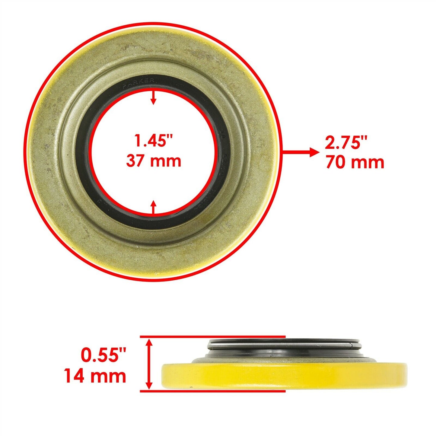 Front or Rear Differential Oil Seal for Can Am Renegade 800R 2009-2015 705401481