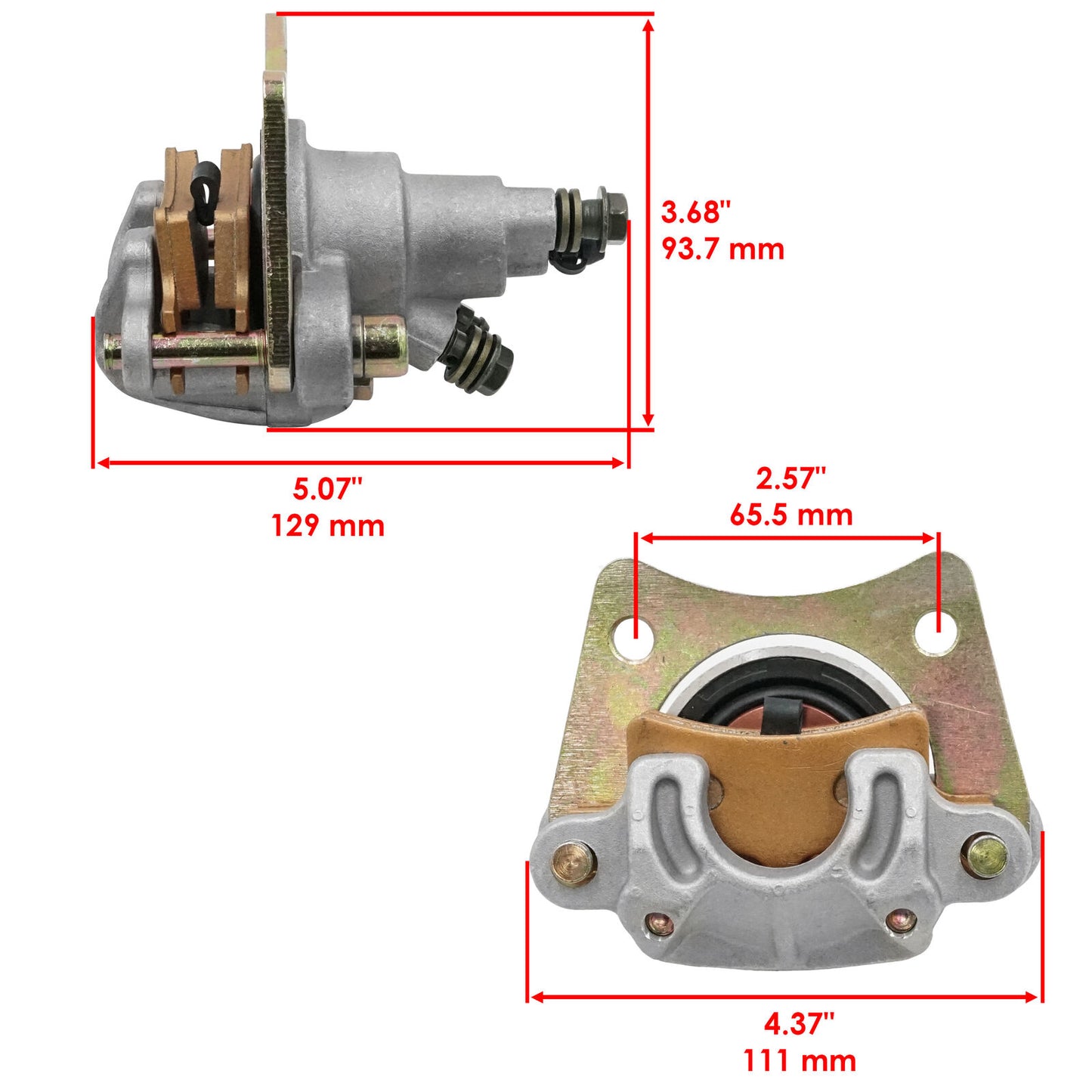 Rear Brake Caliper & Pads For Polaris Sportsman 570 2014-2020 1911122 1910806