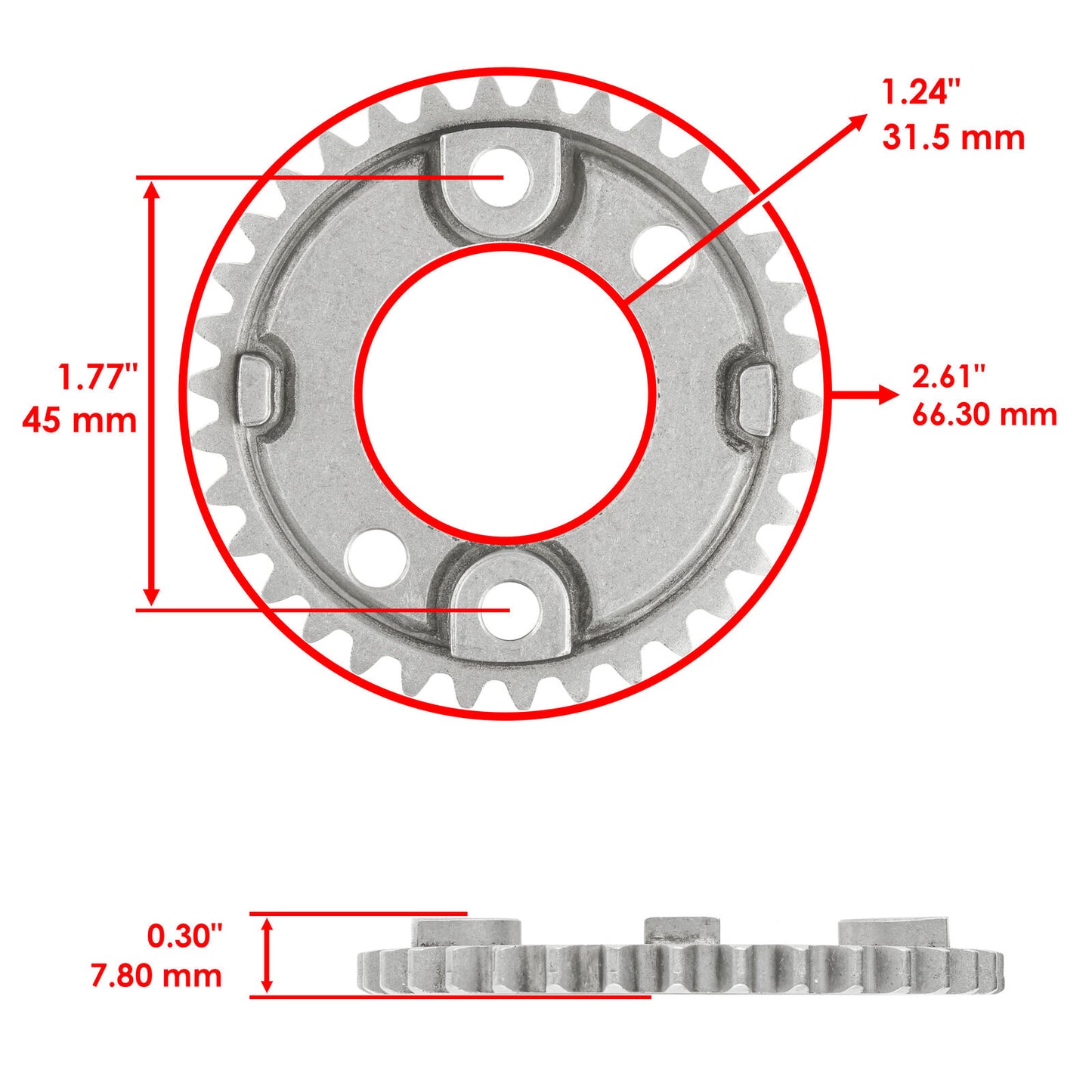 Camshaft Cam w/ Sprocket Fits Kawasaki Brute Force 650 KVF650 4x4 2005-2013