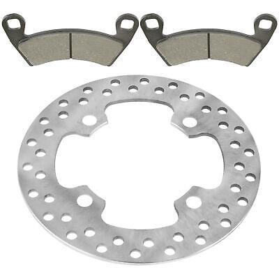 Front Brake Disc Rotor And Pads for Polaris RZR 4 800 2010 2011 2012 2013 2014